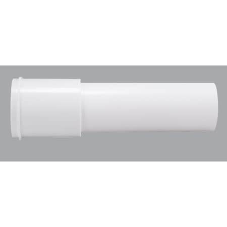 All-Source 1-1/2 In. x 12 In. White Plastic Extension Tube 495948